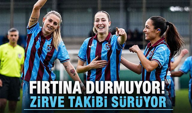 Trabzonspor Kadın Futbol Takımı, Zirve Takibine Devam Ediyor