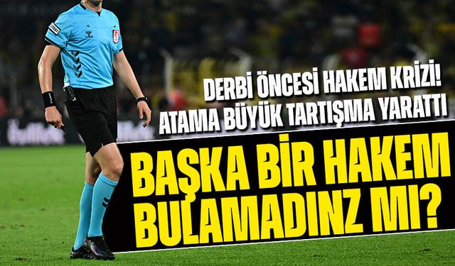 Trabzonspor ile Galatasaray arasında oynanacak kritik derbi öncesi hakem ataması gündemi sarstı