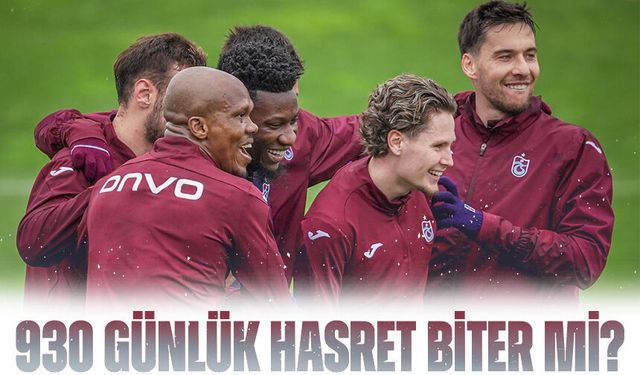 Trabzonspor’da 930 Günlük Hasret! Derbide Tarihi Fırsat