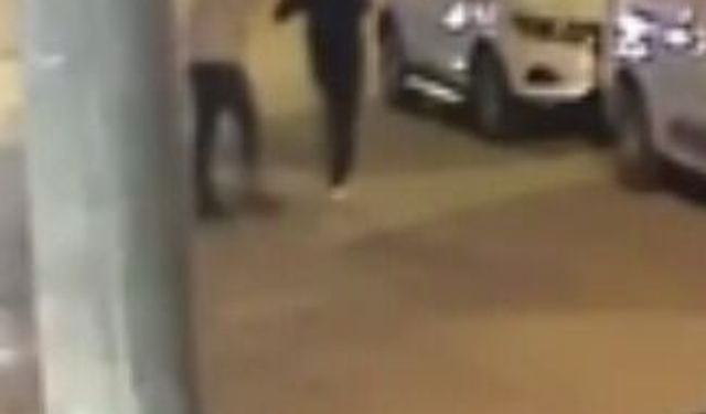 Silahlı kavga güvenlik kamerasında