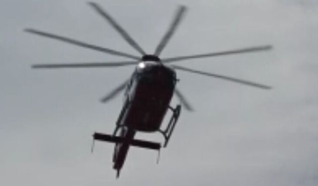 Ambulans helikopter yeni doğan bebek için zamanla yarıştı