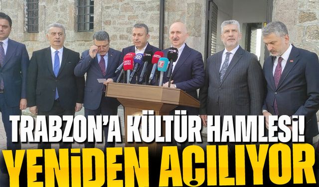 Trabzon’a Kültür Hamlesi! Hüseyin Kazaz Kültür Merkezi Yeniden Açılıyor