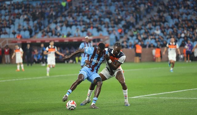 Trabzonspor ilk yarıda üretken olamadı, Başakşehir'i aşamadı