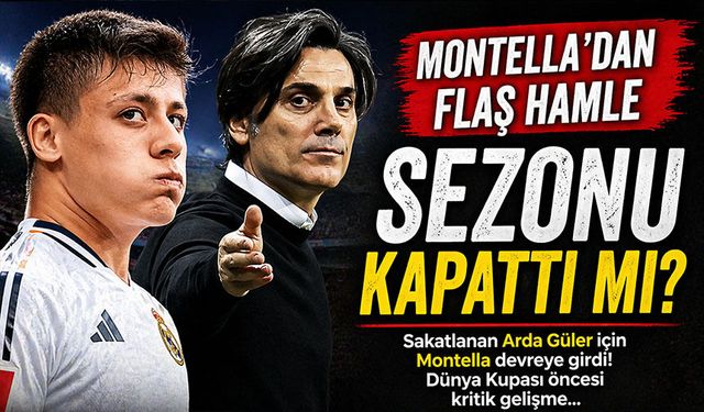 A Milli Takım cephesinde alarm verildi. Montella, Arda için ne düşünüyor?