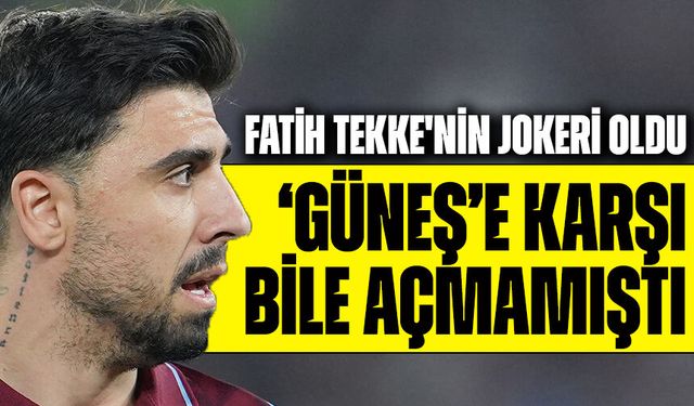 Trabzonspor’da yeniden doğan Ozan Tufan, Fatih Tekke’nin Jokeri Sahneye Çıktı
