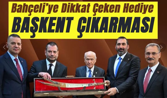 Trabzonspor’dan Ankara Çıkarması: Bahçeli’ye Dikkat Çeken Hediye