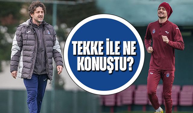 Trabzonspor’a Derbi Öncesi Neler Oluyor? Muçi Tekke İle Ne Konuştu?