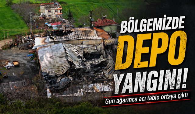 Bölgemizde muz deposu yangını: Gün ağarınca tablo ortaya çıktı