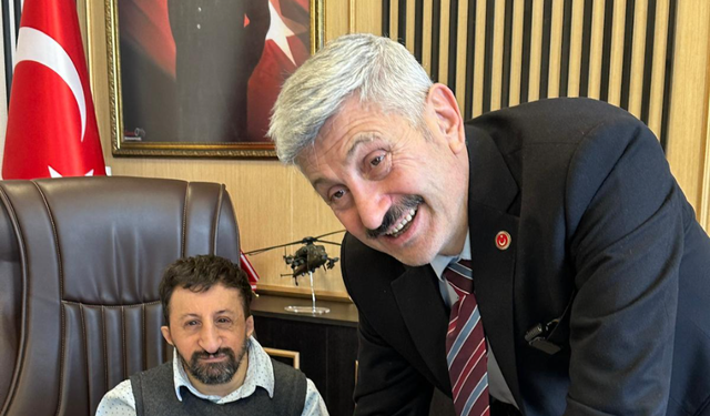 Araklı’da "Gönül" Buluşması: Köksal Baba ve Süleyman Köse Başkan Çebi’yi Ziyaret Etti