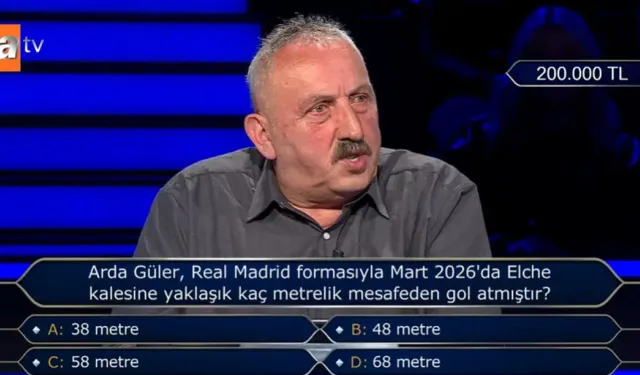Kim Milyoner İster’de Arda Güler Sorusu Gündem Oldu: “Helal Olsun Uşağım!”