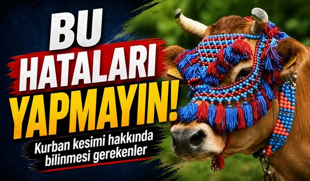 Kurban Kesimi Hakkında Bilinmesi Gerekenler; Bu Hataları Yapmayın!