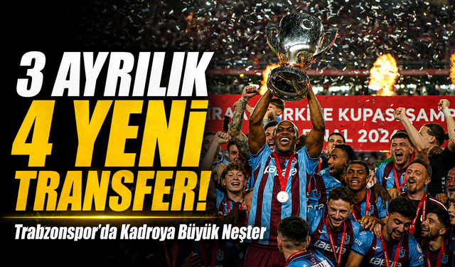 Trabzonspor’da Kadroya Büyük Neşter: 3 Futbolcunun Satışı ve 4 Yeni Transfer Gündemde