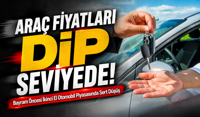İkinci El Otomobil Piyasasında Büyük Çöküş 1 Milyonluk Araçlar 800 Bin TL’ye Düştü