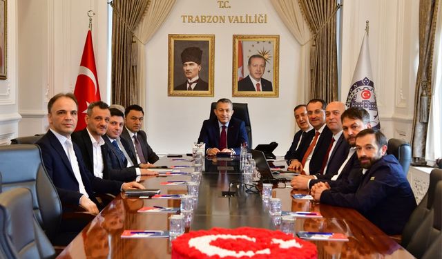 Hollanda Büyükelçisi Trabzon Valiliği’ni Ziyaret Etti
