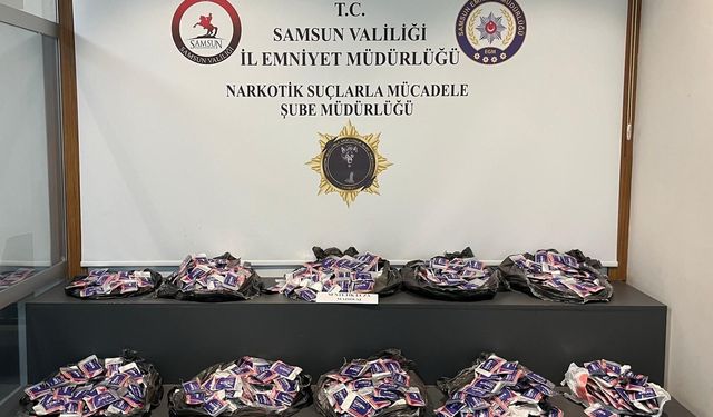 Samsun’da Narkotik Operasyonunda 44 Bin 938 Uyuşturucu Hap Ele Geçirildi