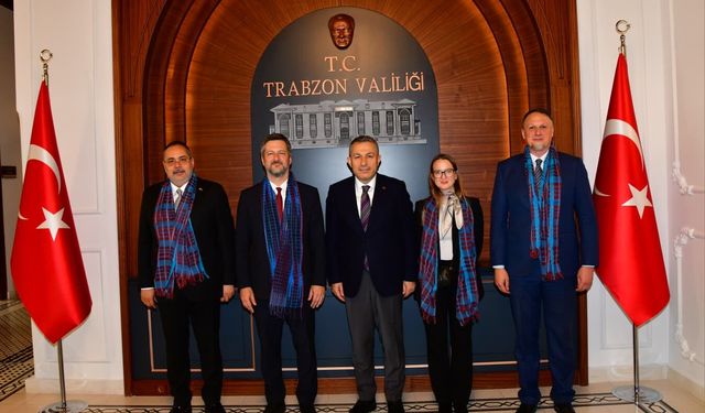 Macaristan Heyeti Trabzon Valiliği’ni Ziyaret Etti