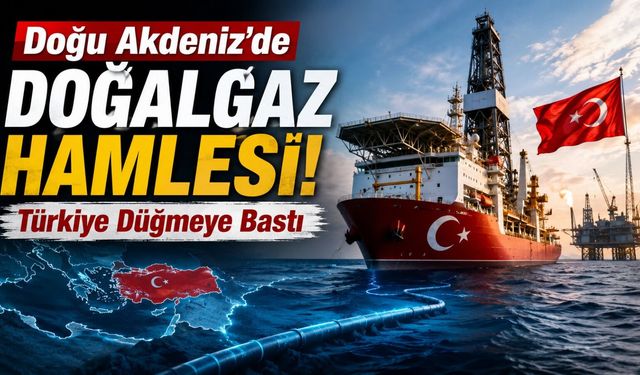 Doğu Akdeniz'de Doğalgaz Hamlesi! Türkiye Düğmeye Bastı