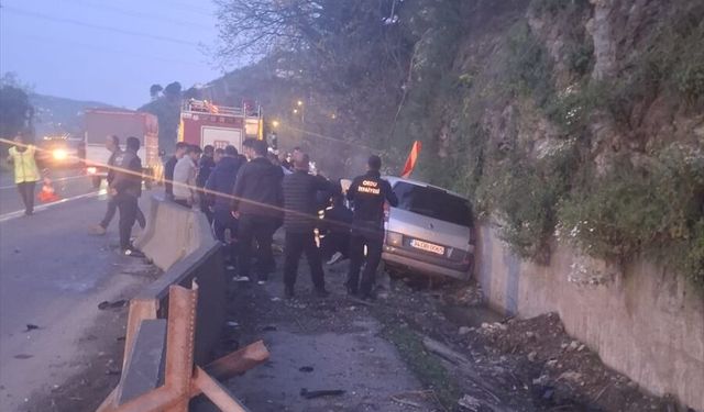 Ordu'da bir polis memuru trafik kazasında hayatını kaybetti