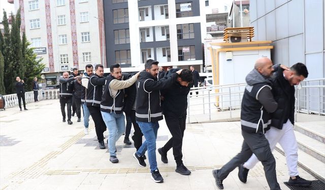 Ordu'da suç örgütüne yönelik operasyonda 41 kişi tutuklandı