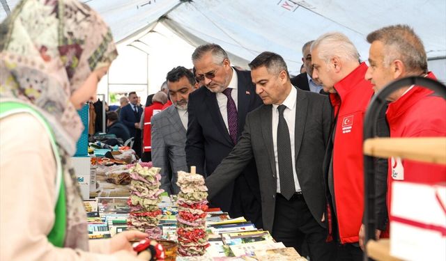 Samsun'da Gazze için 'Hayır Çarşısı' açıldı