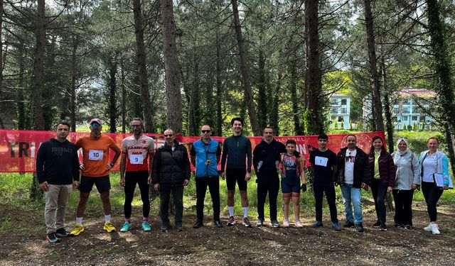 Samsun'da 'Kros Duatlon' yarışması düzenlendi