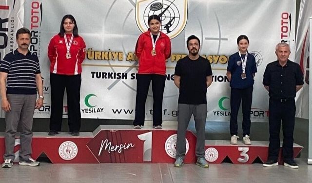 Samsunlu sporcu Eylül Beren Kuşkulu Türkiye ikincisi oldu