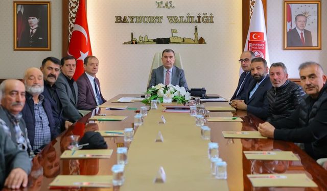 Bayburt'ta arıcılığın geliştirilmesi için değerlendirme toplantısı yapıldı