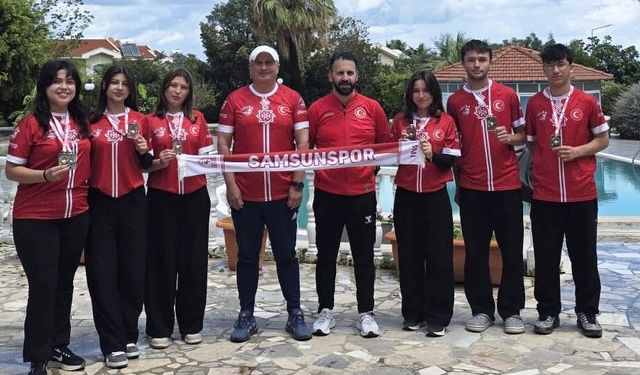 Samsunspor Çim Topu Takımı uluslararası arenada göz doldurdu