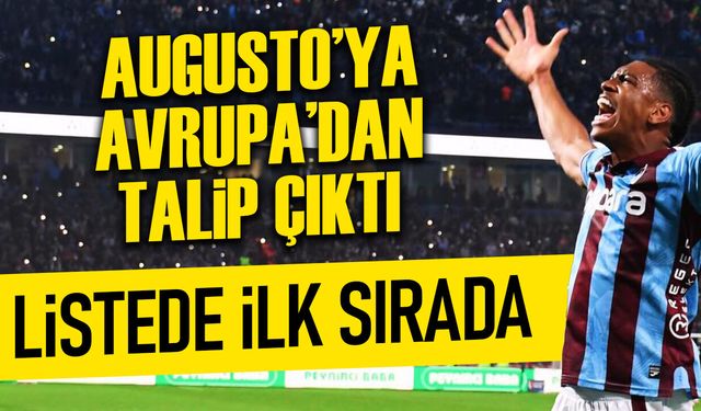 Felipe Augusto'ya Avrupa'dan Talip Çıktı! Trabzonsporlu Listede İlk Sırada...