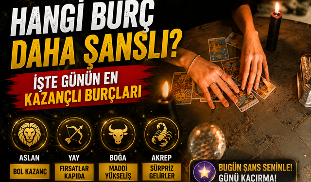 Hangi Burç Daha Şanslı? İşte Günün En Kazançlı Burçları