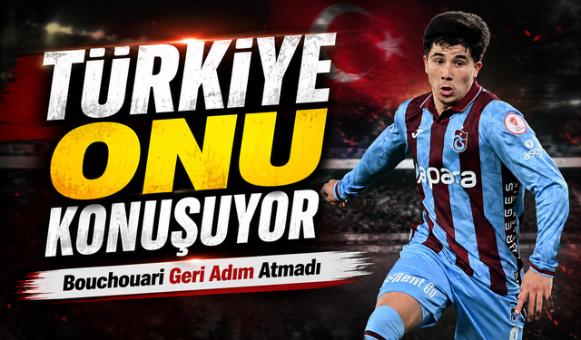 Trabzonspor’da Benjamin Bouchouari’nin Bardhi’ye yaptığı hareket olay oldu