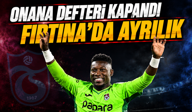 Trabzonspor’da Andre Onana Defteri Kapandı: Yıldız Kaleciden Dikkat Çeken Veda