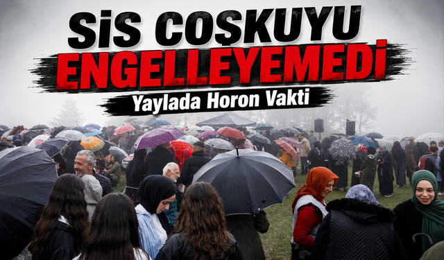 Akçaabat Erikli 10. Bahar Festivali Sis Ve Yağmura Rağmen Büyük Coşkuyla Gerçekleşti