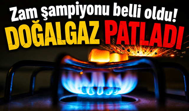 Nisan ayı enflasyon verileri açıklandı. Listede doğalgaz zirveye çıktı