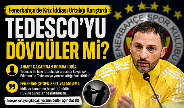 Fenerbahçe’de Kriz İddiası Ortalığı Karıştırdı Tedesco’yu dövdüler mi?