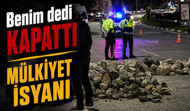 Trabzon’da Tanjant Yolu Protestosu Trafiği Kilitledi