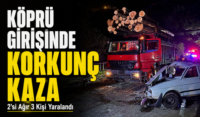 Gümüşhane’de Köprü Girişinde Feci Kaza: 3 Yaralı