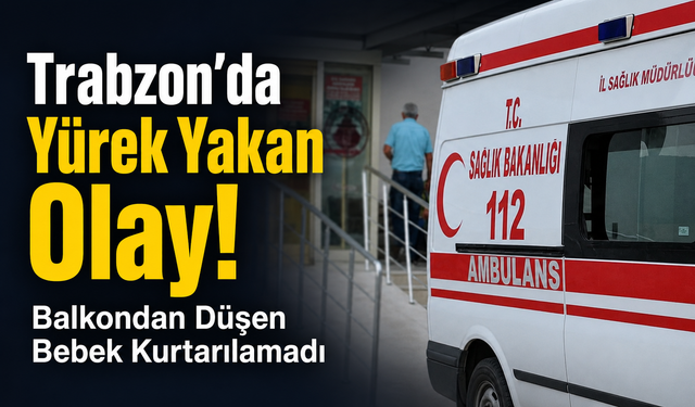 Trabzon’da 5. Kattan Düşen Bebek Hayatını Kaybetti