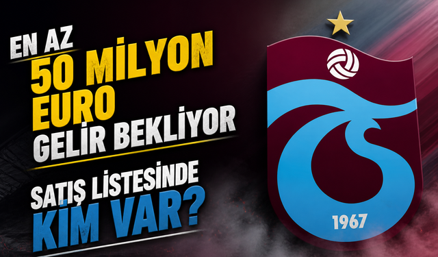 Trabzonspor’da Transfer Kilidi! Satış Olmadan Hamle Yok