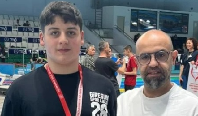 Giresunlu Furkan Talha Bektaş Türkiye Yüzme Birinciliği’nde 3 Madalya Kazandı
