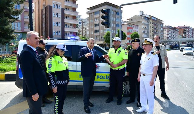 Vali Şahin’den Bayram Öncesi Trafik Denetimi