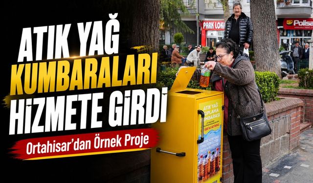 Ortahisar Belediyesi’nden Çevre Hamlesi: Atık Yağ Kumbaraları Kuruldu