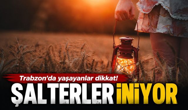 Trabzon’da Elektrik Kesintisi Alarmı: 7 Saatlik Planlı Çalışma Başladı