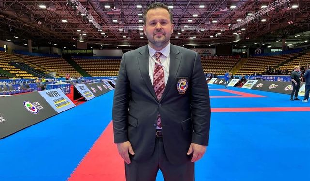 Ali Şahin Avrupa Karate Şampiyonası’nda Türkiye’yi Temsil Etti