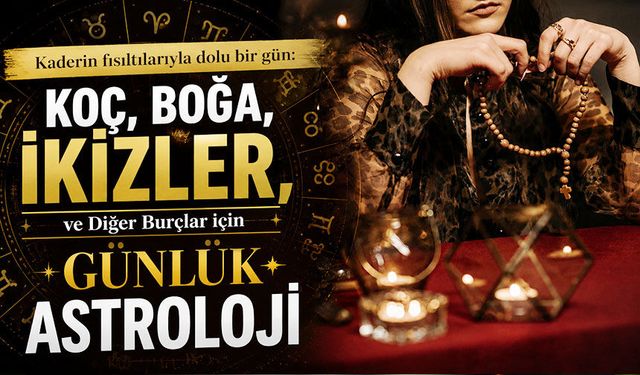 Kaderin fısıltılarıyla dolu bir gün: Koç, Boğa, İkizler ve Diğer Burçlar için Günlük Astroloji