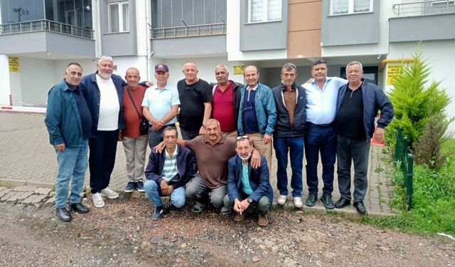 35 yıllık asker arkadaşları Fatsa'da yeniden buluştu