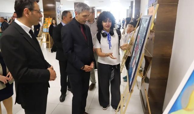 BİLSEM öğrencilerinden yıl sonu sergisi