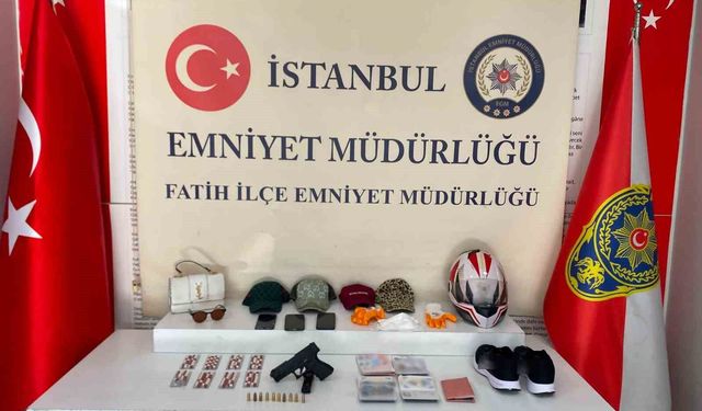 Motosikletli kapkaççılar dron destekli takiple yakalandı