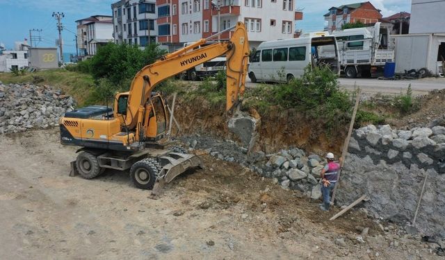 Ordu Büyükşehir, Fatsa'da ulaşım ağını güçlendiriyor