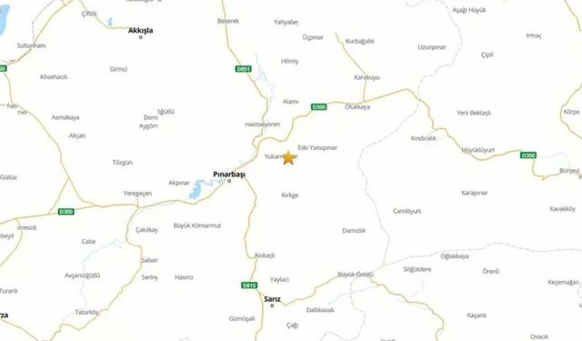 Kayseri Beşik Gibi Sallandı! Pınarbaşı'nda 62 Deprem Meydana Geldi